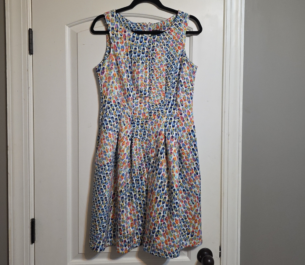 Gabby Skye Multicolor Sleeveless Midi Dress